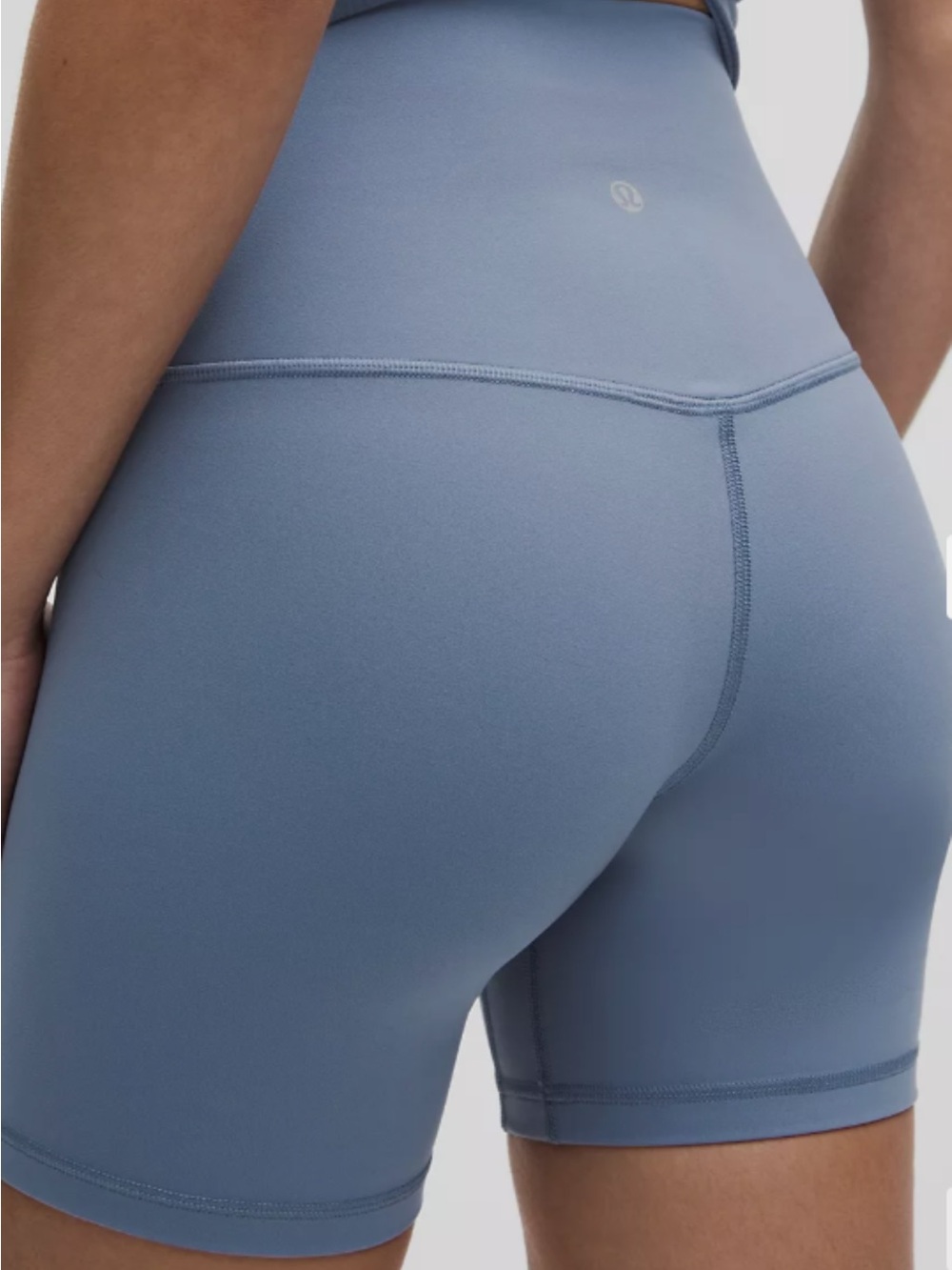 LULULEMON | Align High Rise Short 6” In Washed Denim - Picture 4 of 8